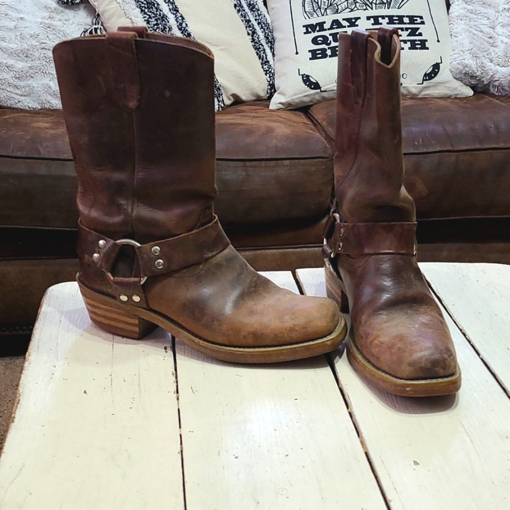 Durango brown leather work boots